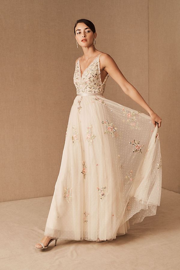 Slide View: 1: Needle & Thread Petunia Gown