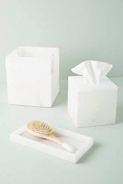 Bianco Marble Bath Collection