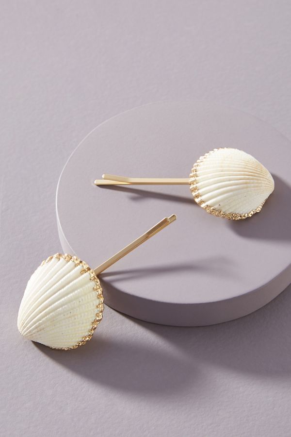 Seashell Bobby Pin Set Anthropologie