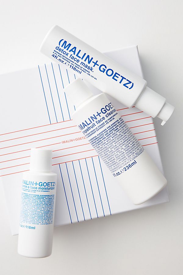 Slide View: 1: Malin + Goetz Saving Face Skincare Gift Set