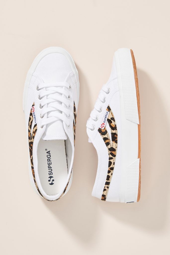 Superga Leopard Stripe Sneakers | Anthropologie