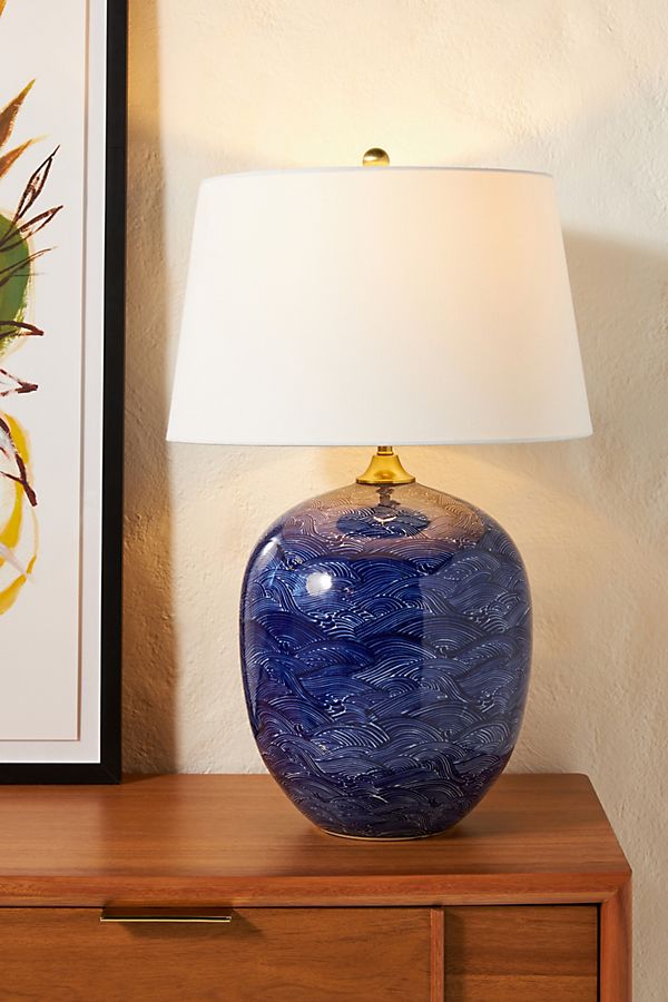 Slide View: 1: Harbor Ceramic Table Lamp