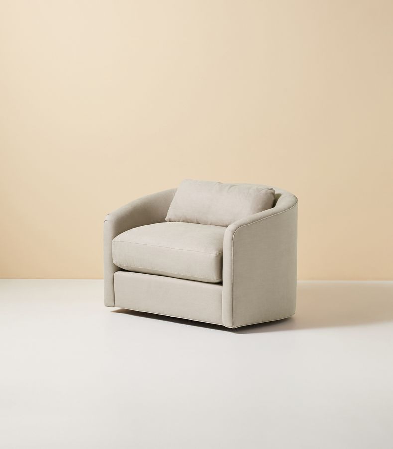 Corinne Swivel Chair | Anthropologie