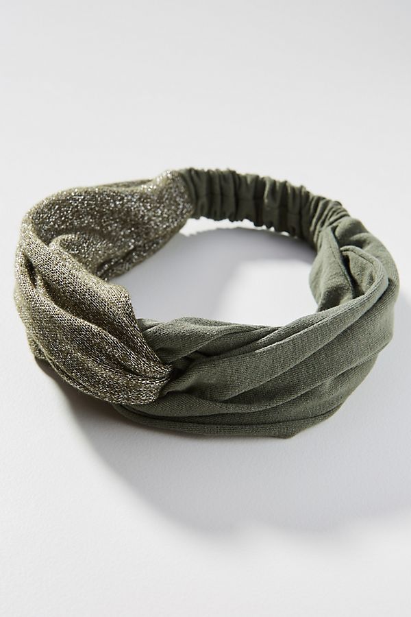 Avery Metallic Twist Headband Anthropologie