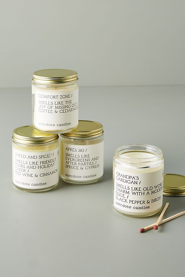 Slide View: 1: Anecdote Winter Comfort Glass Candle