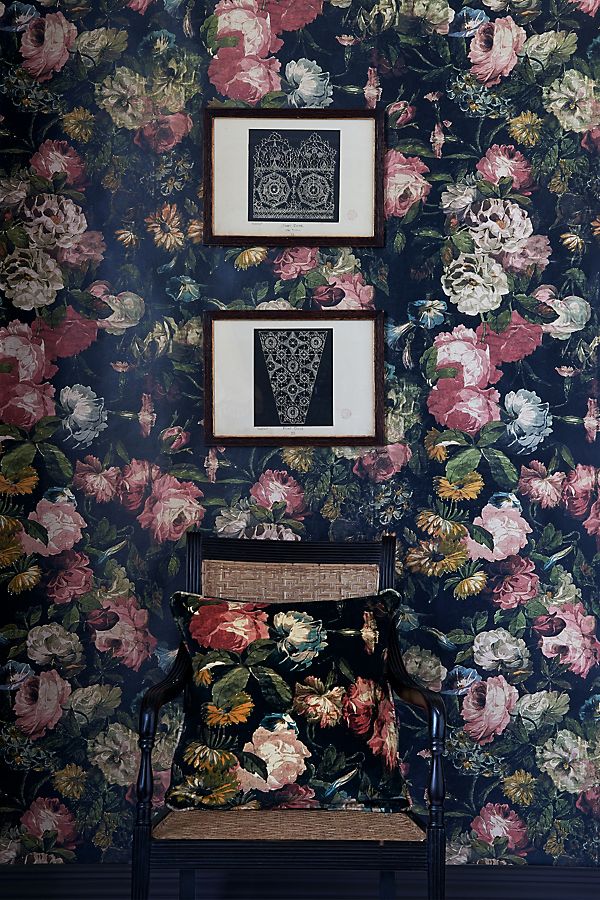 Slide View: 3: House of Hackney Midnight Garden Wallpaper