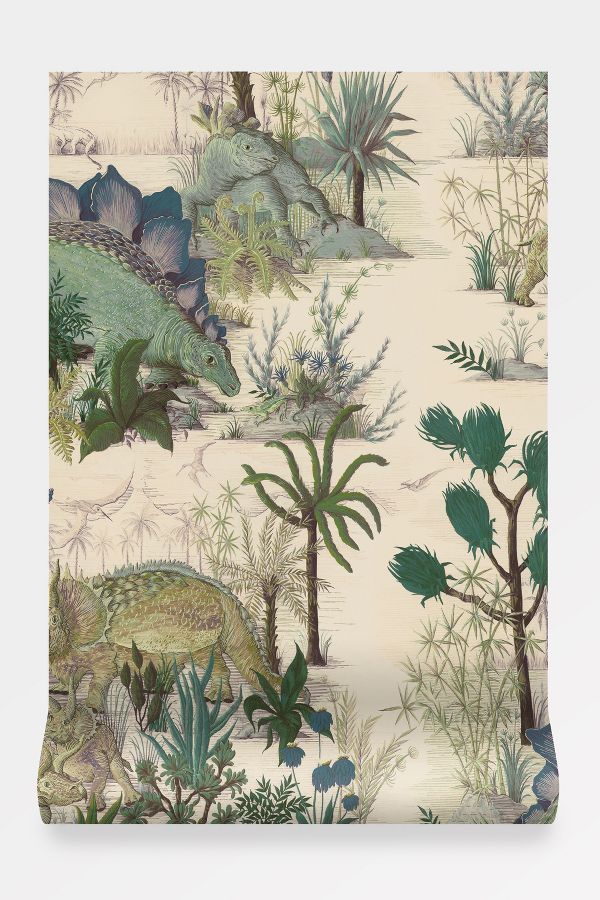 Slide View: 1: House of Hackney Dinosauria Wallpaper