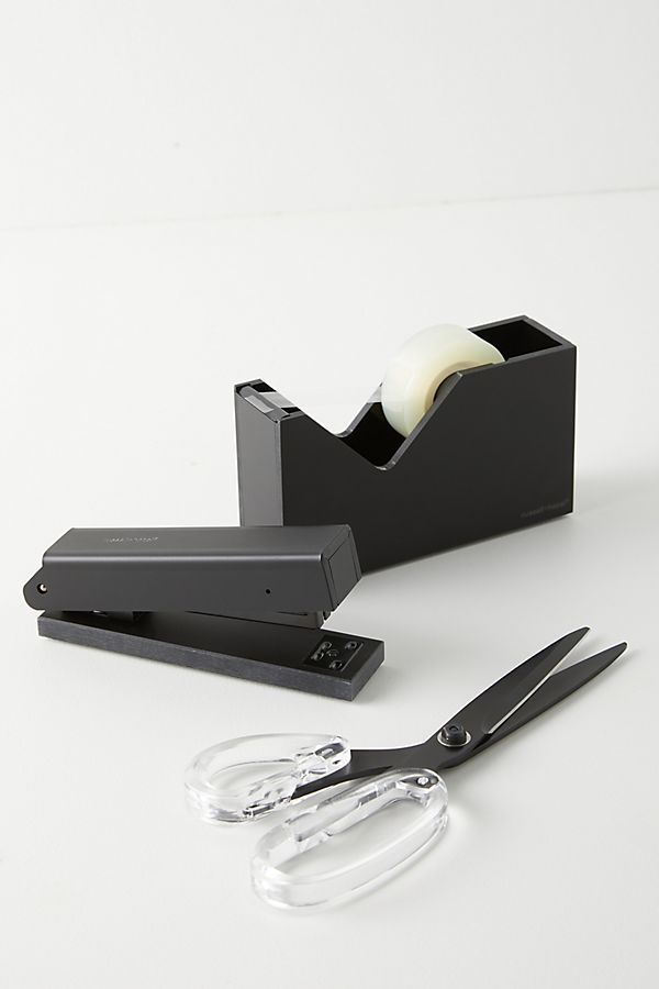 Slide View: 2: Matte Black Scissors