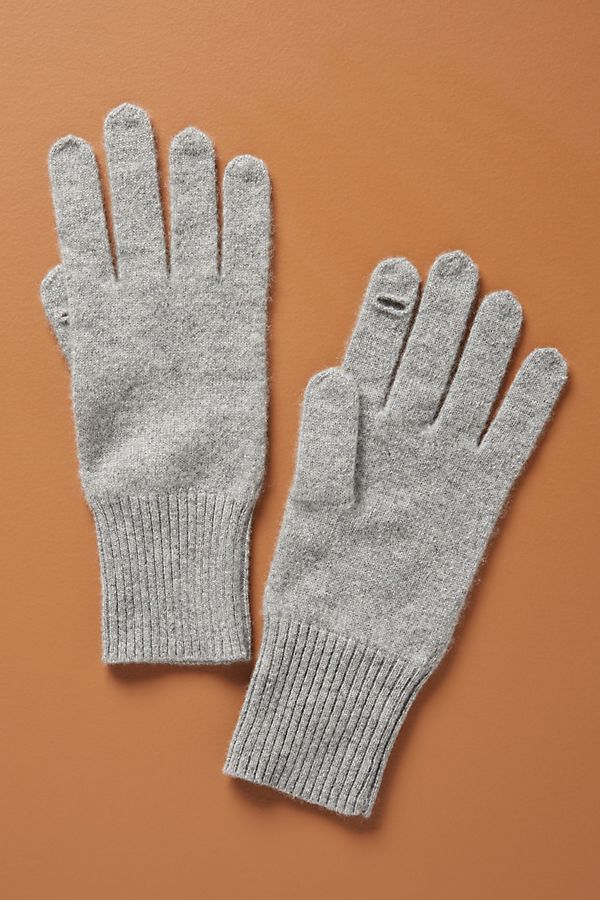 Slide View: 1: White + Warren Long Cashmere Gloves