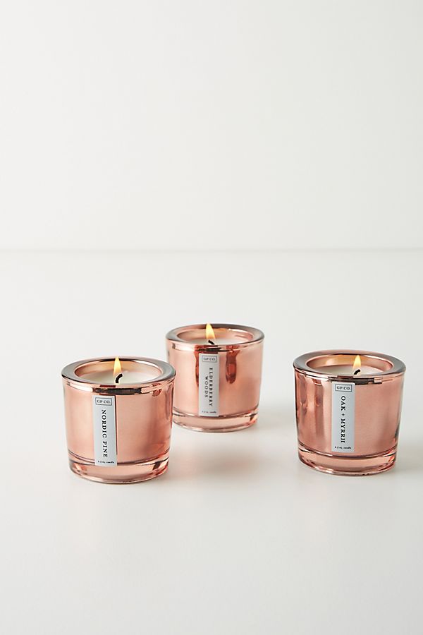 Slide View: 1: Splendor Votive Candles, Set of 3