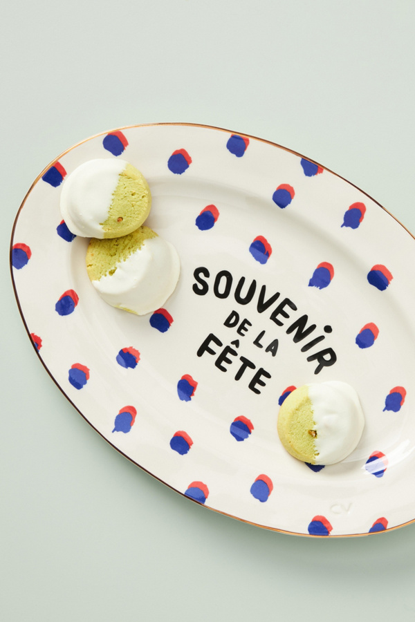 Assiette Souvenir de la fête Clare V. for Anthropologie Anthropologie FR