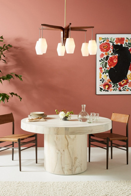 Swirled Drum Dining Table Anthropologie