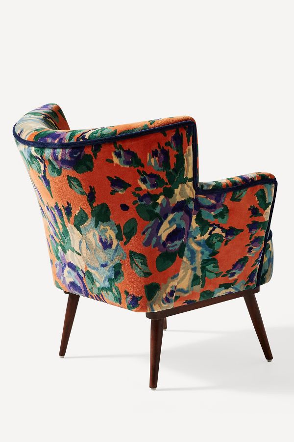 Velvet Tanya Petite Accent Chair | Anthropologie UK