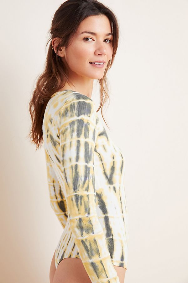 Slide View: 2: AGOLDE Leila Tie-Dyed Bodysuit