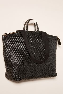 anthropologie woven bag