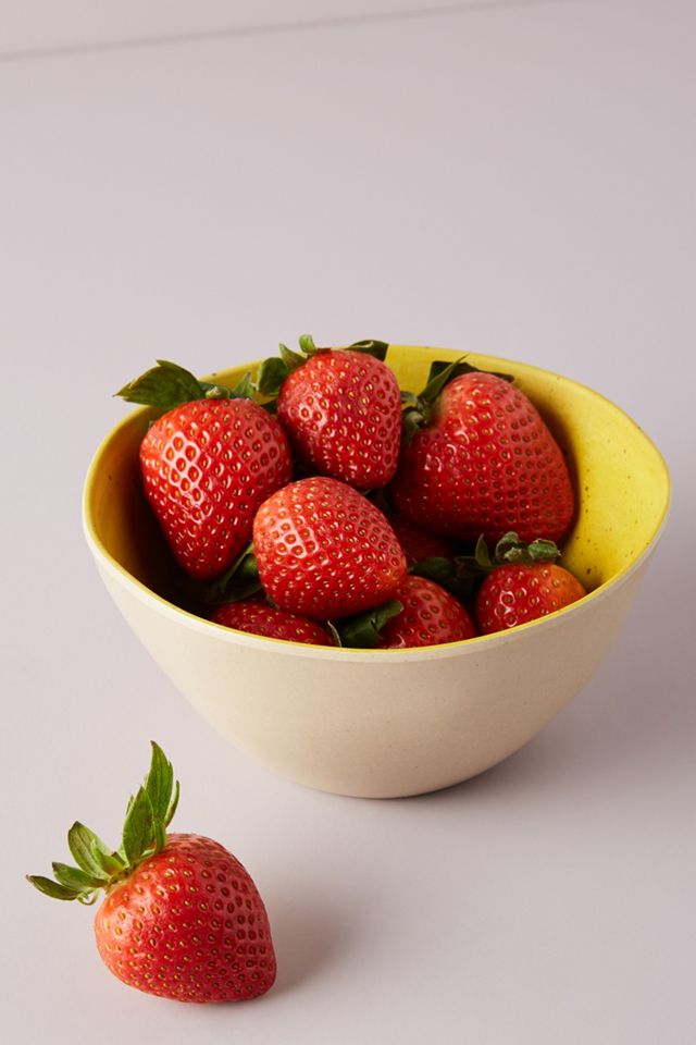 Izzie Bamboo Melamine Bowls, Set of 4 Anthropologie