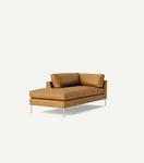 Bowen Modular Leather Chaise #0