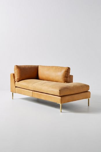Bowen Modular Leather Chaise
