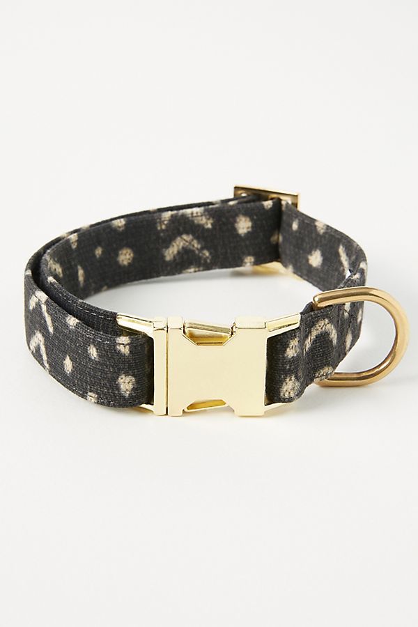 Slide View: 1: The Foggy Dog Mudcloth Dog Collar