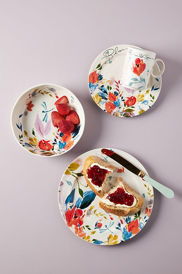 Slide View: 3: Brynne Side Plates, Set of 4