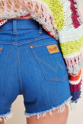 anthropologie jean shorts