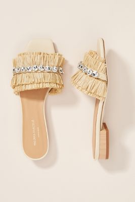 raffia sandals