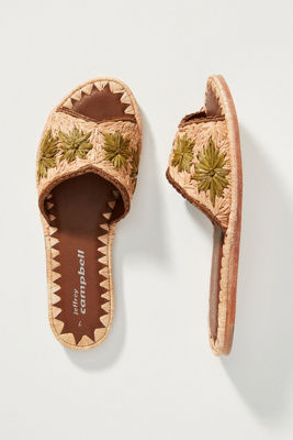 Jeffrey Campbell Dane Woven Slides | Anthropologie