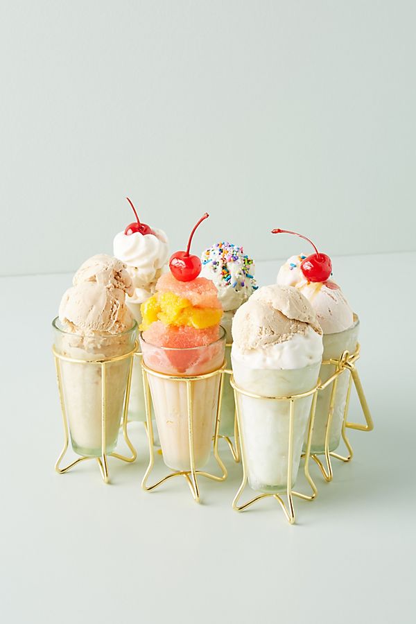 Slide View: 1: Parlor Sundae Glasses, Set of 6