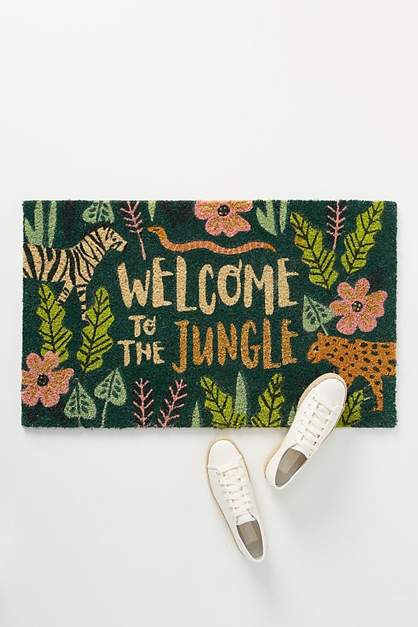 Slide View: 1: Welcome To The Jungle Doormat