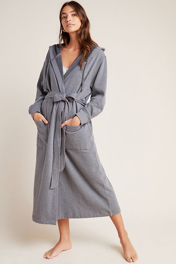 Slide View: 1: Eberjey Larken Hooded Robe
