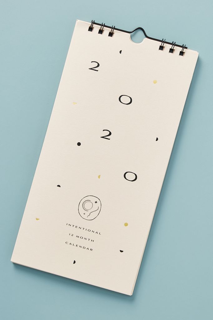 Wilde House Paper 2020 Intentional Calendar | Anthropologie