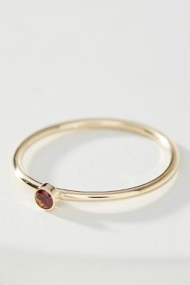 Maya Brenner 14K Yellow Gold Birthstone Ring