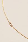 Thumbnail View 1: Maya Brenner 14k Gold Asymmetrical Numeral Necklace