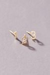 Thumbnail View 1: Maya Brenner 14k Yellow Gold Numeral Post Earring