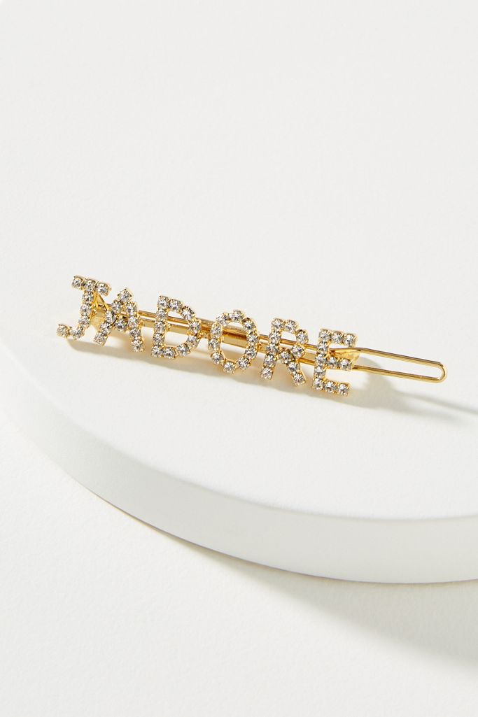 LELET NY organic heart barrette ヘアアクセサリー