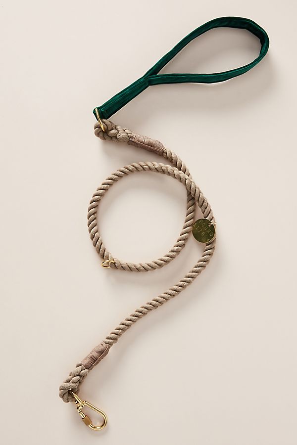 Slide View: 1: Velvet Dog Leash