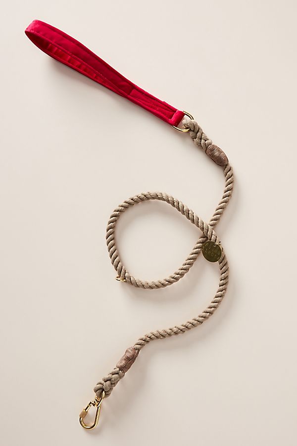 Slide View: 1: Velvet Dog Leash