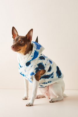 tie dye dog hoodie