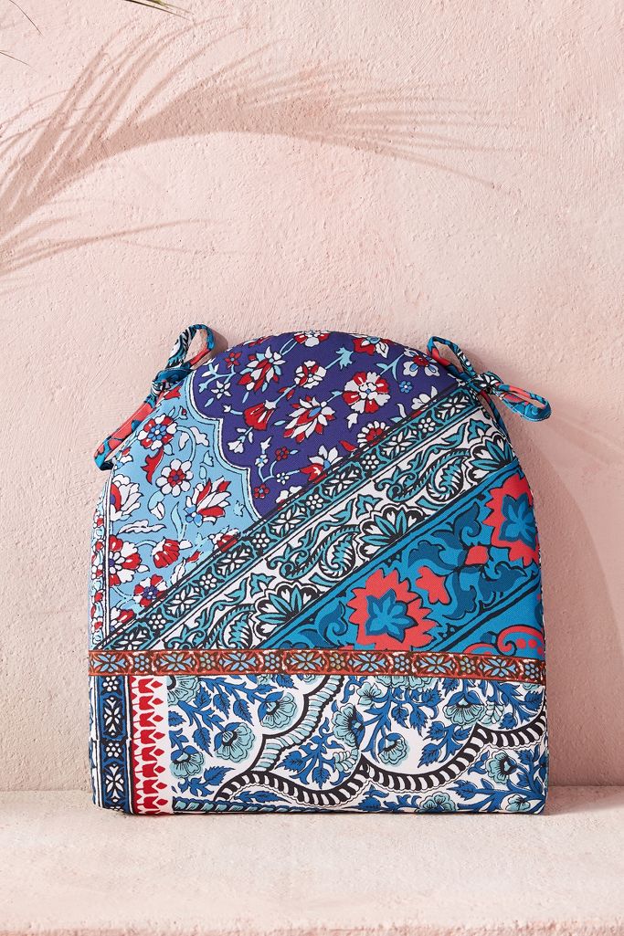 Blockprinted Indoor/Outdoor Seat Cushion | Anthropologie