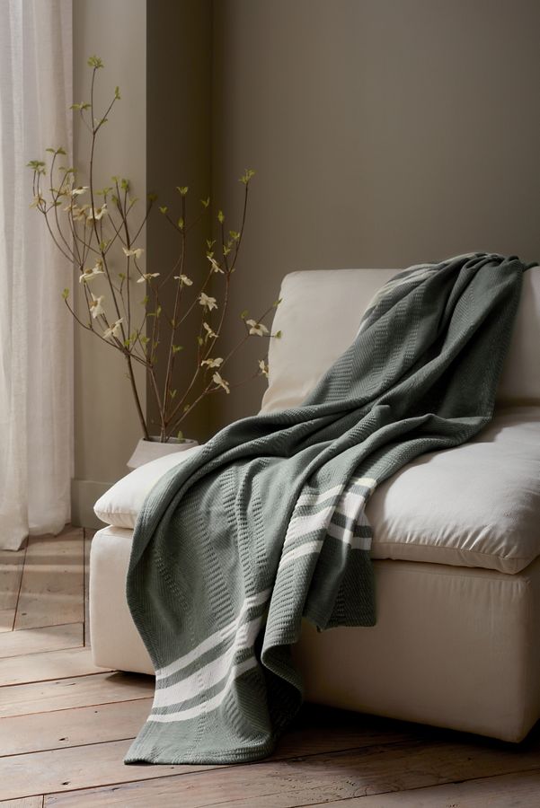 Slide View: 3: Coyuchi Cirrus Supersoft Organic Throw