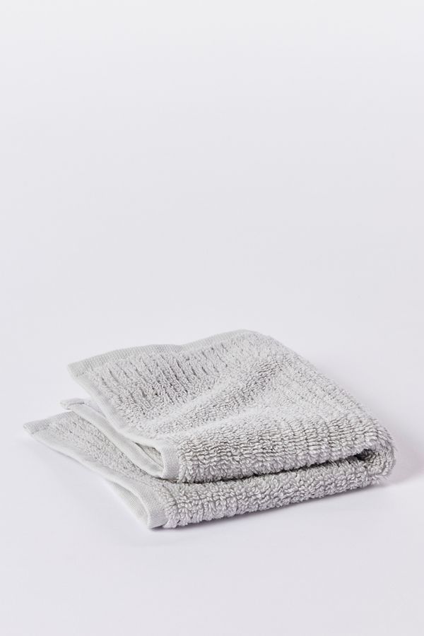 Slide View: 2: Coyuchi Temescal Organic Ribbed Wash Cloth