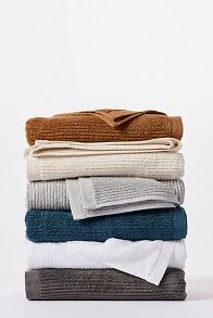 Slide View: 1: Coyuchi Temescal Organic Ribbed Wash Cloth