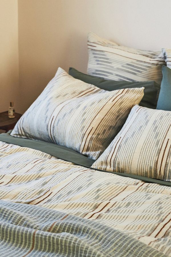 Slide View: 4: Coyuchi Morelia Organic Duvet Cover