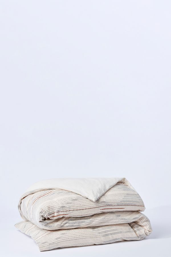 Slide View: 3: Coyuchi Morelia Organic Duvet Cover