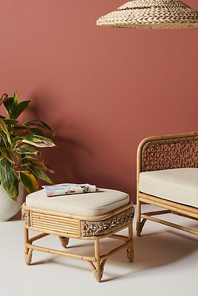 Marigny Rattan Ottoman
