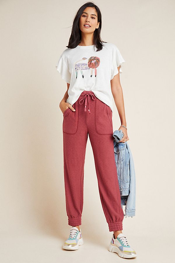 Slide View: 1: Billie Textured Joggers