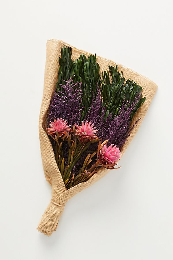 Slide View: 1: Jade Dried Floral Bouquet