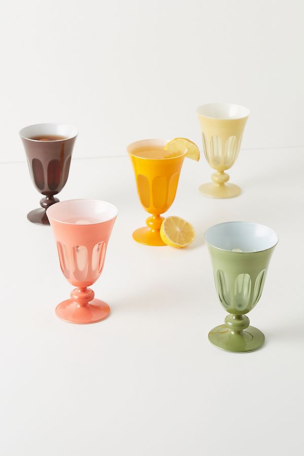 Slide View: 1: Lucy Tulip Glasses, Set of 2