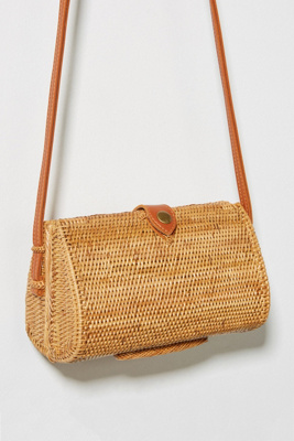 rattan shoulder bag