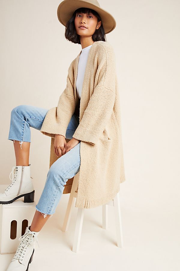 Slide View: 1: Riley Longline Cardigan